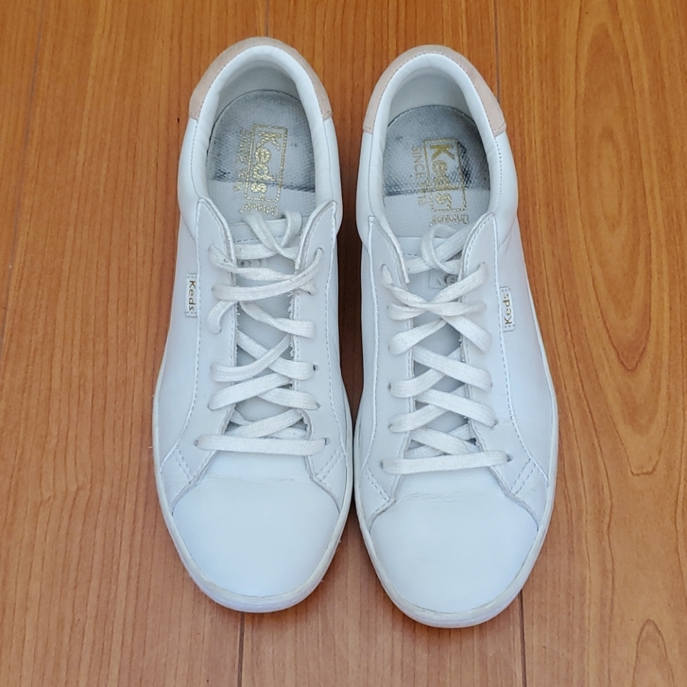 Keds Ace White Leather Sneakers